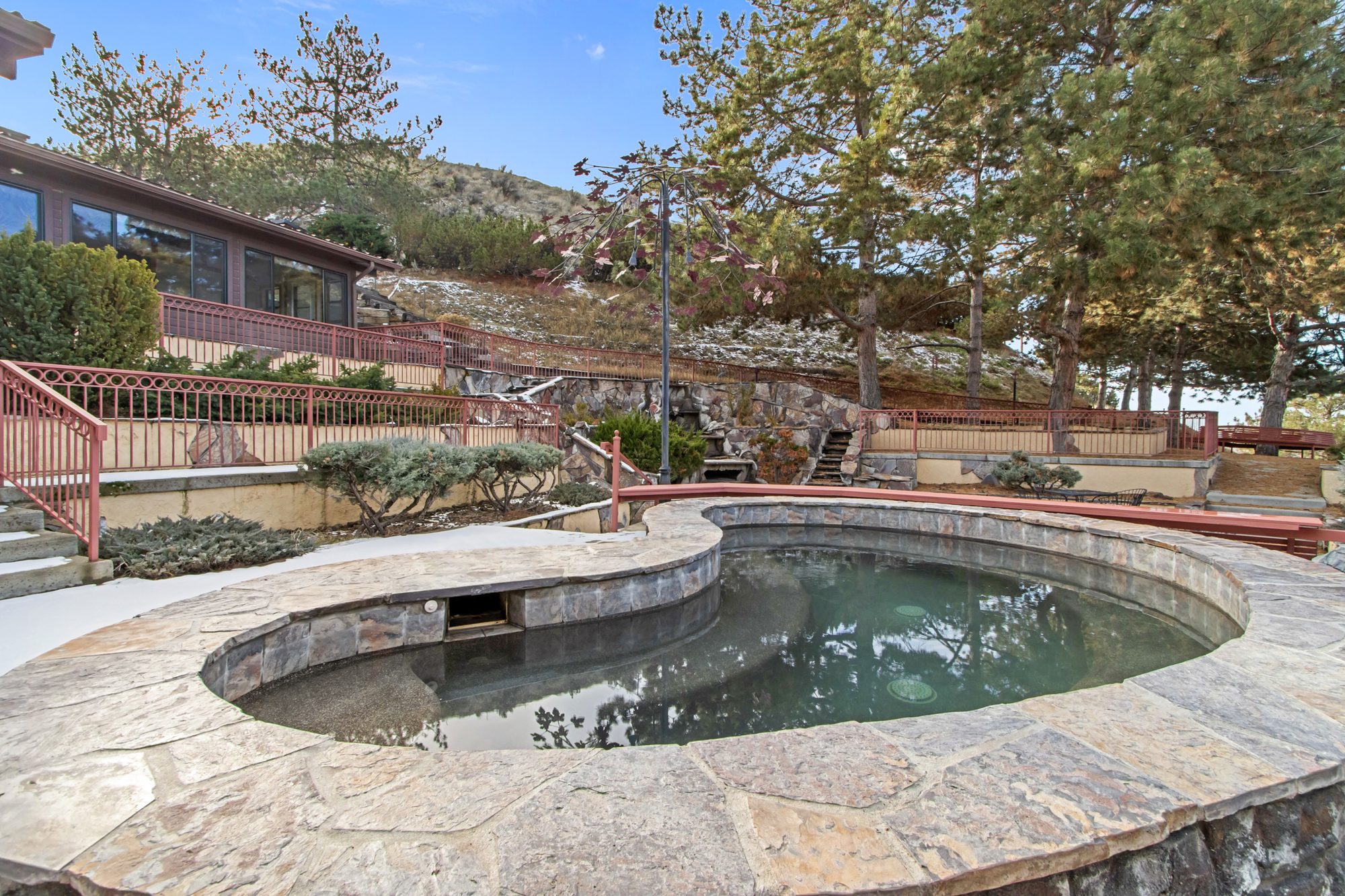 Spa on the hillside